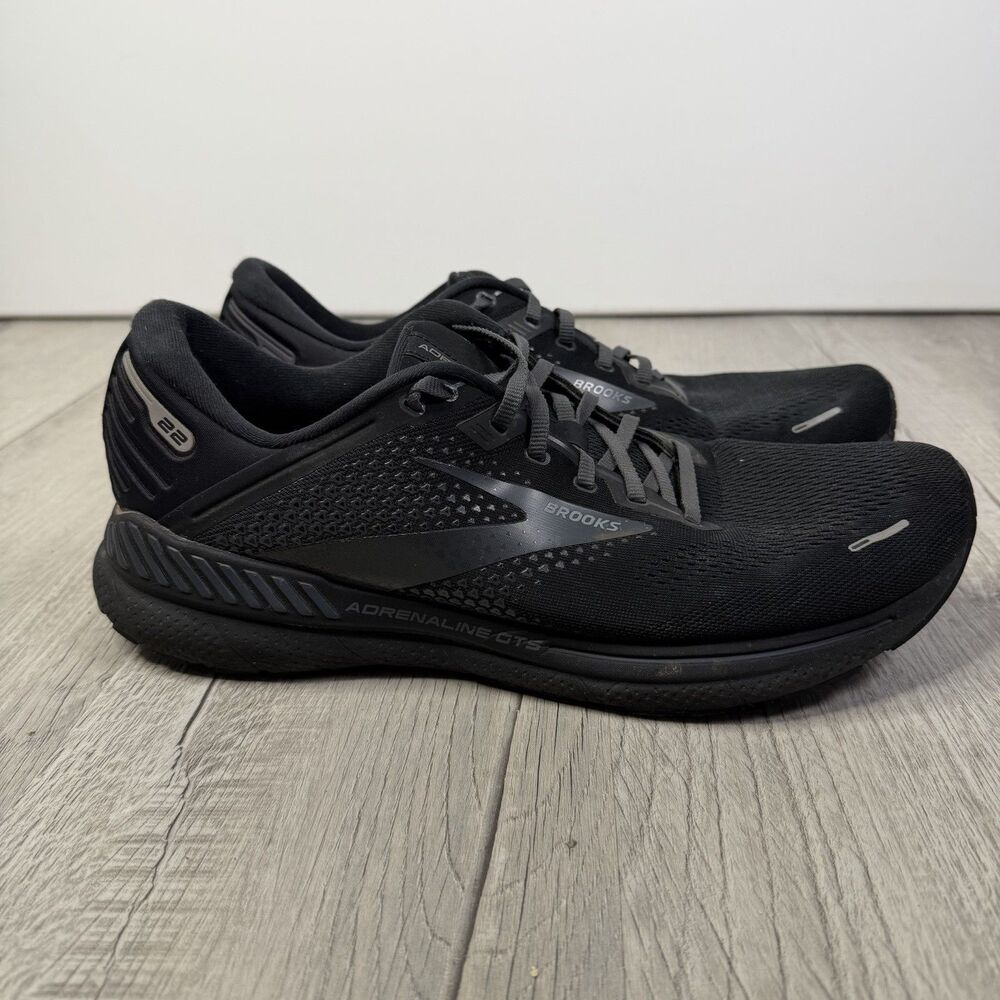 Brooks Shoes Men’s  Adrenaline GTS 22 Black Running Sneakers 1103661D020 SZ 13 G - Picture 4 of 10